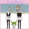 Shrek Cosplay Costume With Polyester Fabric For Halloween Role Play Events
