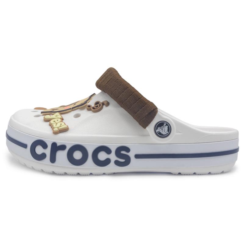

Crocs Bayaband EVA GREAT WALK Xiongtu стиль капибары тематические дырчатые туфли для мужчин и женщин белые 45-46 белый