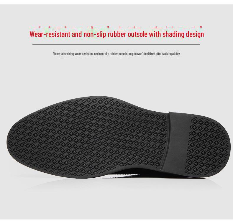 Men's Winter Mid-High Leather Brogue Boots with Velvet - Elevating Chelsea & Genuine Leather Martin Boots.