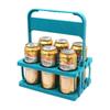 1PC Foldable Plastic Beer Basket Drink Beer Portable Rack Sports Kettle Portable Portable Rack Beer Rack