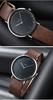 ZooooM Simple Striped Dial Analog Wristwatch, Fashion Accessory, FormalCasual, Unisex for Men and Women (Frame: Silver  Dial: Black  Band: Brown)