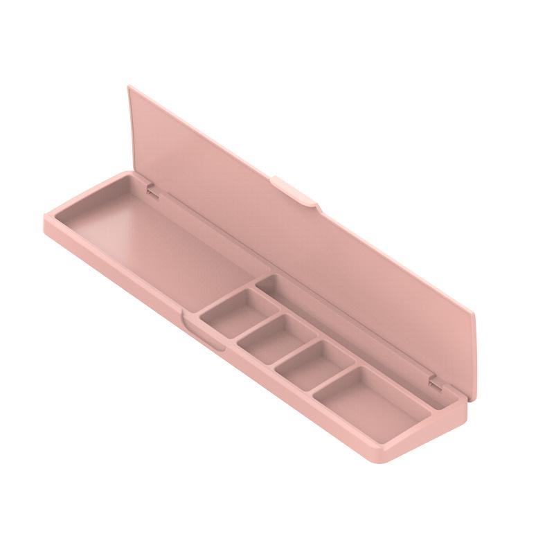 Women's 87-Key Mechanical Keyboard Wrist Rest & Desk Storage Box for Office Typing and Coding.