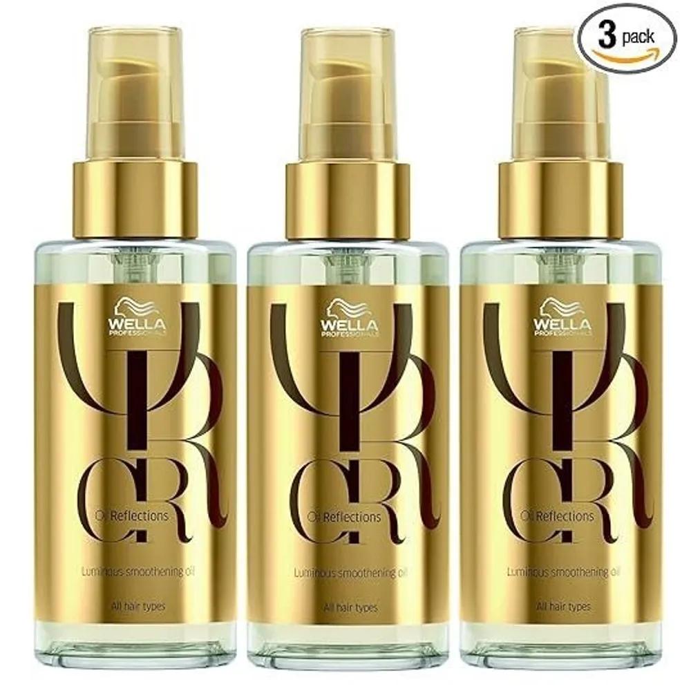 Wella Professional 3 Сияющее разглаживающее масло Reflection 100 мл x 3