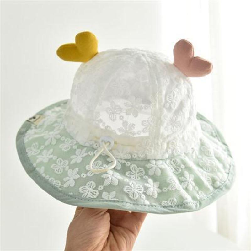 Baby Hat Summer Thin Sun Girl Baby Sunscreen Hat Princess Cute Fisherman Hat