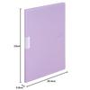KOKUYO File Clear Book MOTTE A4 20 Sheets Pocket Purple La-LM20V