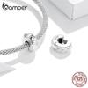 BAMOER 925 Sterling Silver Rivet Bead Charm Fit Original Bracelets & Necklaces DIY Jewelry