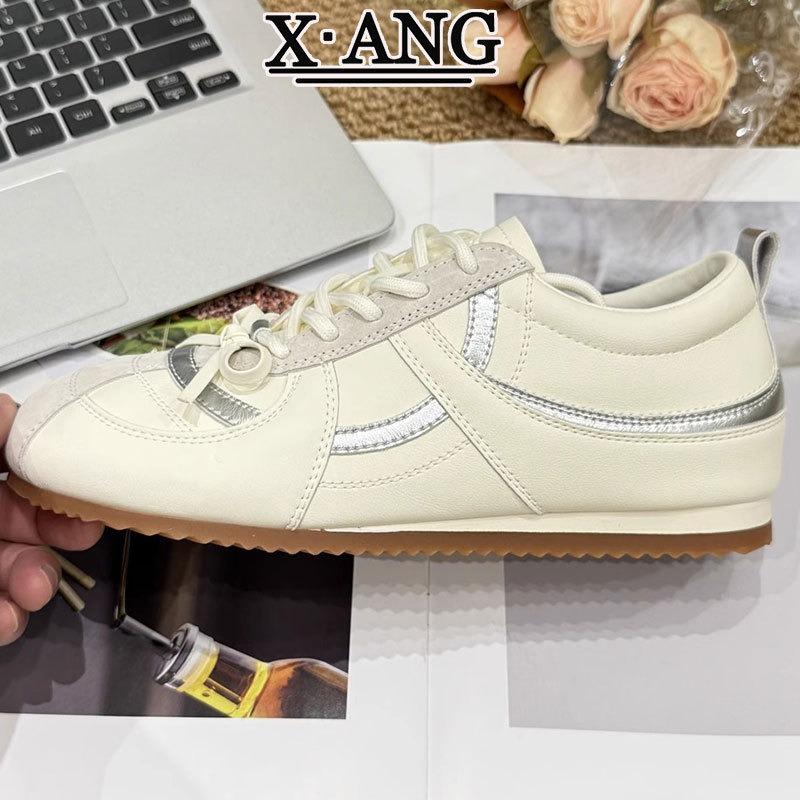 

Leather inner height increase women s autumn new versatile soft-soled children s casual sports shoes 40