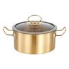 Gold Commercial Single Serving Rotating Hot Pot Set
