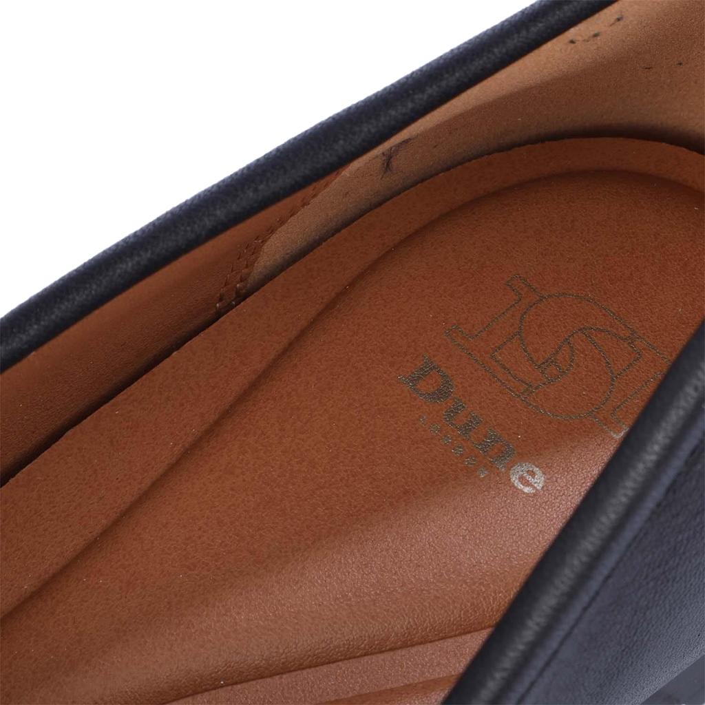 Dune London Womens/Ladies Grandeur Leather Wide Loafers