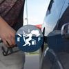 Funny Gas Tank Cover Sticker - Strong Adhesive Car Fuel Tank Sticker | Hilarious