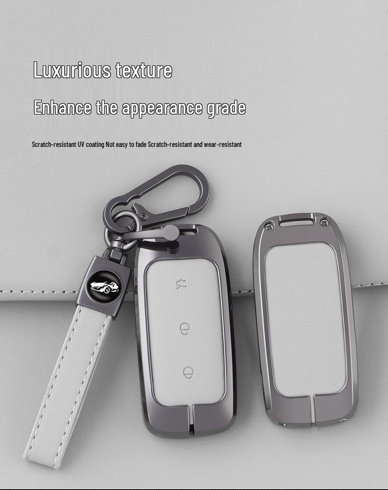 Kvalitní kožené pouzdro na klíče z legované kůže pro Geely Galaxy L7 - Unisex design
