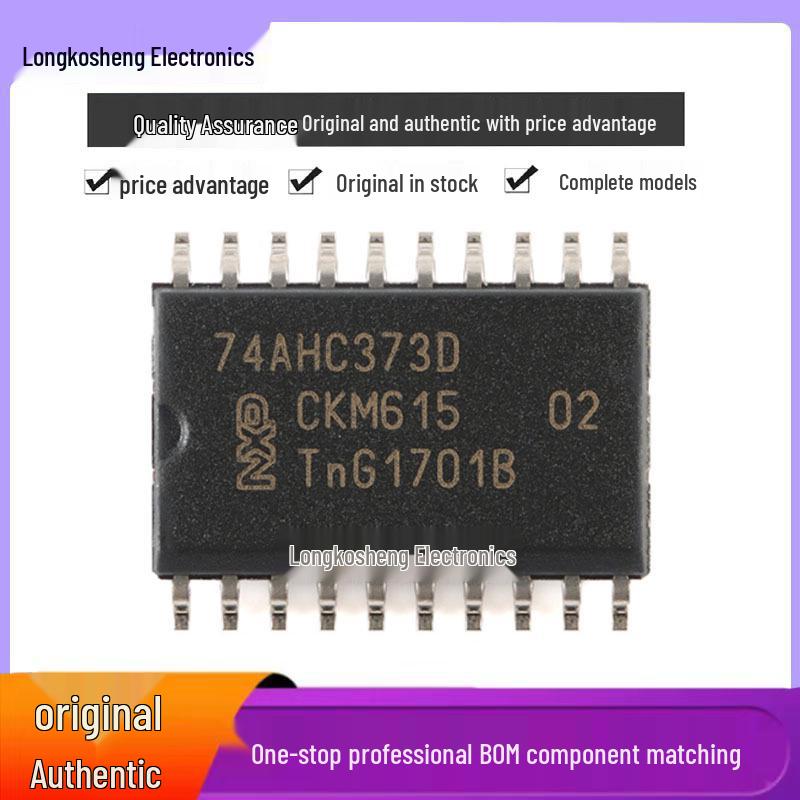

74AHC373D,118 SOIC-20 Вісім прозорих D-тригерів; Чіп трьох штатів