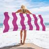 Ręcznik plażowy Szybkoschnący Ręcznik kąpielowy Outdoor Mikrofibra Paski Drukowany Miękki Chłonny Ręcznik Lato