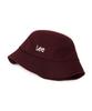 LEE Twitch Logo Bucket Hat Burgundy