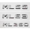 3D Metal ABS Car Trunk Sticker Letter Badge for Mercedes Benz Old Style ML55 ML63 ML250 ML300 ML320 ML350 ML400 ML430 Emblem ee05