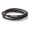 WOSTU Bracciale Wrap in Pelle PU Bianca di Alta Qualità 60CM Con Chiusura Magnetica Gioielli Per Donne Uomini Unisex Moda Pulseira XCJ0063