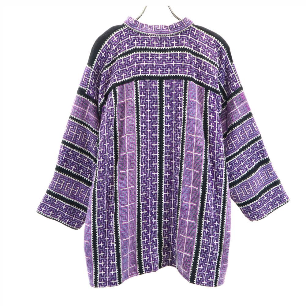 OLD 90s reversible Jacket Black x purple system Women Used