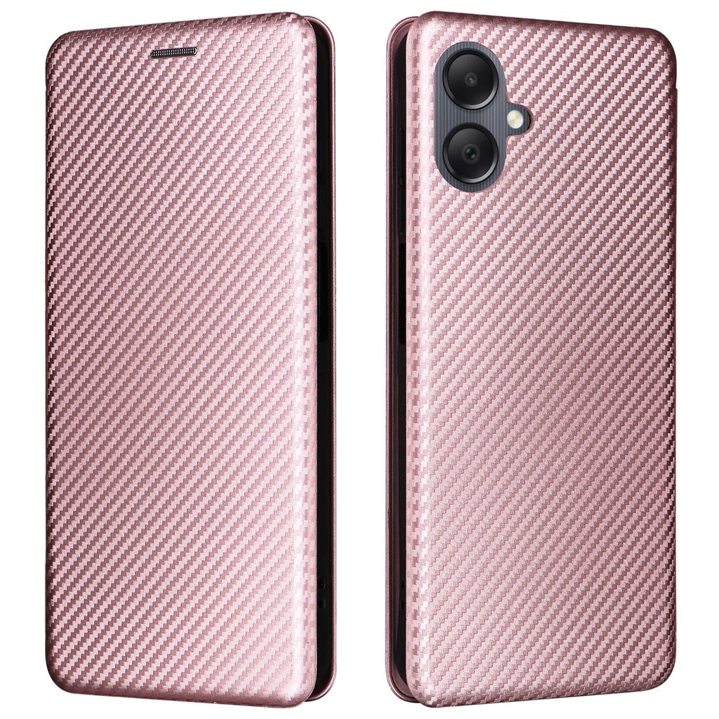 For Samsung Galaxy A07 5G/A07 4G Case Carbon Fiber Texture Drop-Proof PU Leather Phone Cover