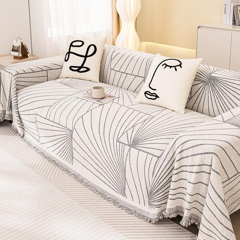 

Полотенце для дивана в скандинавском минималистском стиле, синель, пылезащитный, против царапин, чехол для дивана, универсальный универсальный чехол для дивана, универсальный 180*130cm