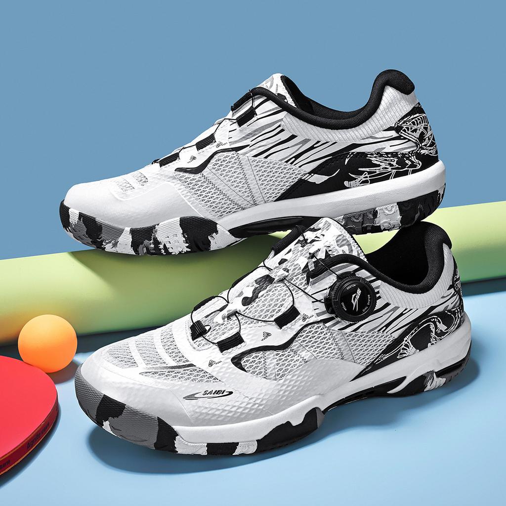 Professional training sports table tennis shoes New badminton shoes Comfortable and wear-resistant casual rubber soles Large size shoes