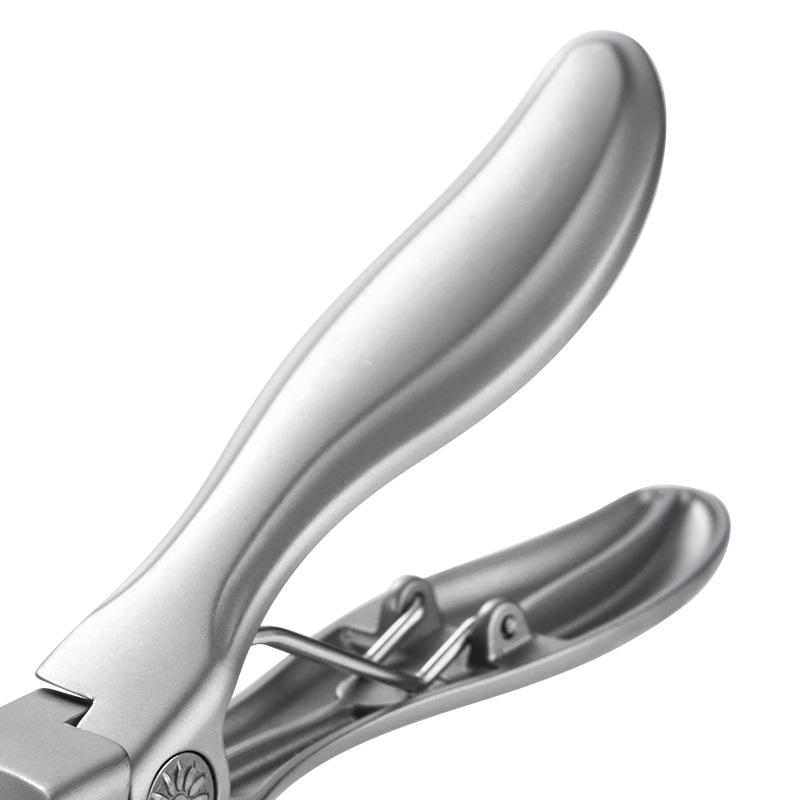 Stainless Steel Nail Clipper Splash-Proof Large Opening Nail Clipper Portable Dead Skin Removal Nail Clipper Cuticle Trimmer