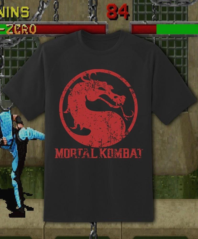 Men s and Women s T-shirts Mortal Kombat Classic Logo shirt XL