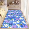 Colorful Floral and Bee Pattern suitable as a non-slip mat for the living room or bedroom sofa