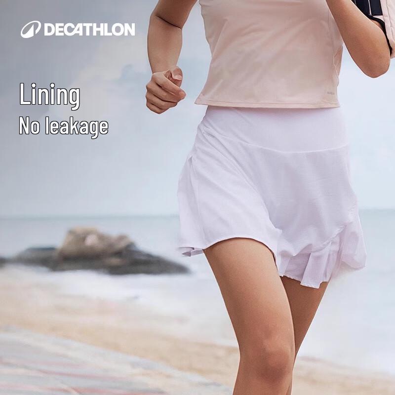 Decathlon Damen 2-in-1 Sportrock mit Falten