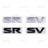 AAWQ1 Suitable for Land Rover Modified Car Logo SV Rear Trunk Logo SR Car Sticker Side Sticker Car Sticker Emblem