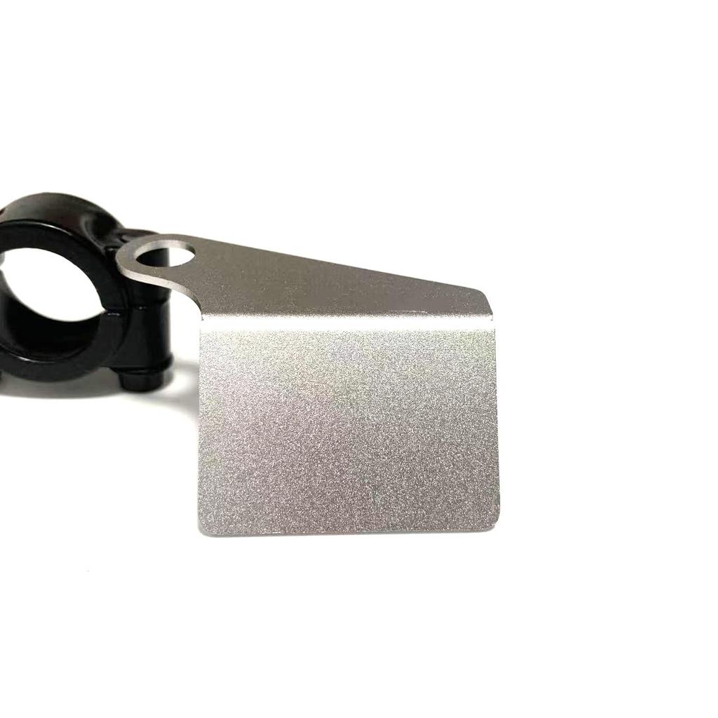 ASATERU AFMS0244LS Meterhalterung für Motorräder, Spiegelbohrungen, M10-kompatibel, Links (Silber/1,7 x 1,2