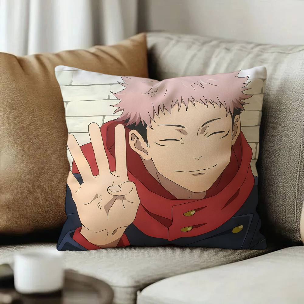 Anime-Charakter Yuji Itadori Kissen Geschenke Heim-Büro-Möbel Schlafzimmer Sofa Auto Kissenbezug Hülle xcm