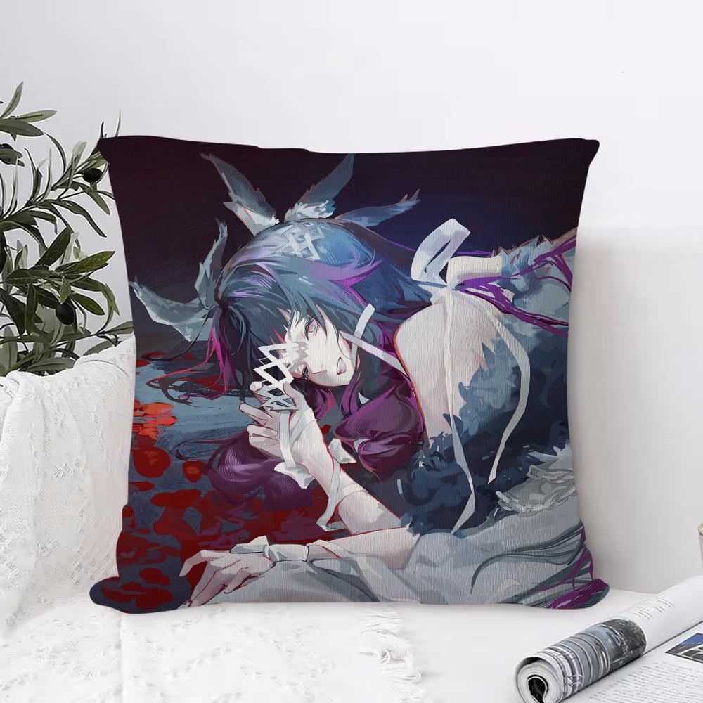 Cushion Cover Anti-dustmite Pillowcase Invisible Zipper Silky Short Plush Sofa Cushion Cover B-Bazaar Magazine