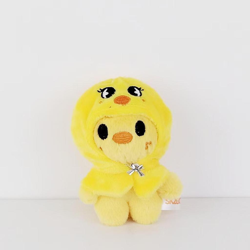 SKZOO Bang Chan 10cm Plush Doll with Cloak Keychain - SKZ Seoul Style