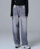 MALOUPE 9148 Balloon Fit Mid-Rise Denim (Grey)