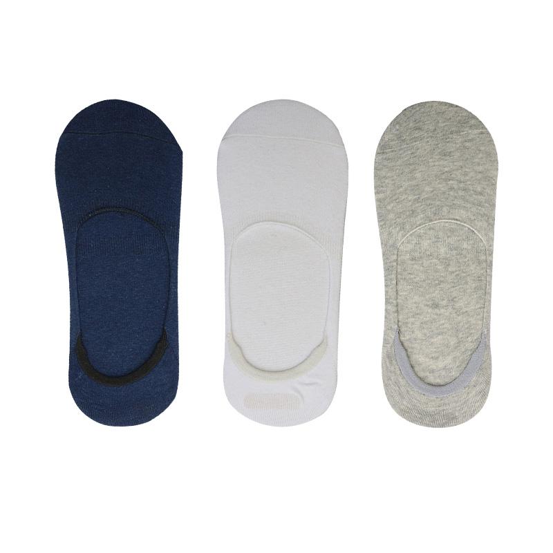 3 Pairs/Lot Men's Summer Bamboo Breathable Invisible Socks Low Cut Casual Cotton Boat Non-Slip No Show High Quality Sock