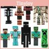 Puzzle Minecraft Assembly Action Figures Collection Plastic Home Gift Decor