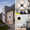 Adjustable Beam Angle Waterproof IP65 Wall Lamp LED Nordic Modern Lights Outdoor Garden Gate Balcony Courtyard Wall Light