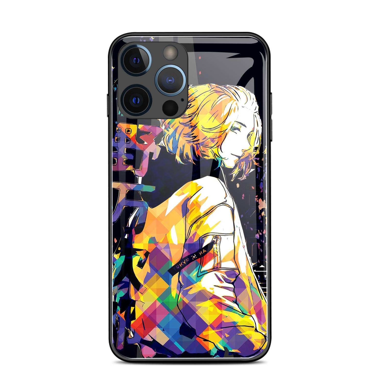 Японское аниме Манга Токио Мстители для IPhone 6 6s 7 8 14 Plus X Xs Max Xr 11 12 13 14 Pro Max Se чехол для телефона из закаленного стекла iPhone 6 6s