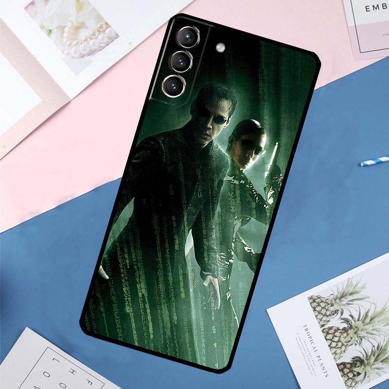 

Matrix Case For Samsung Galaxy S24 Ultra S20 S21 S22 S23 S25 Ultra S9 S10 Plus S25 FE Back Cover Galaxy S20