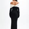 Women's Off The Shoulder Bodycon Sweater Dress Long Sleeve Elegant Ribbed Cocktail Formal Fall Spring Knit Maxi Dress