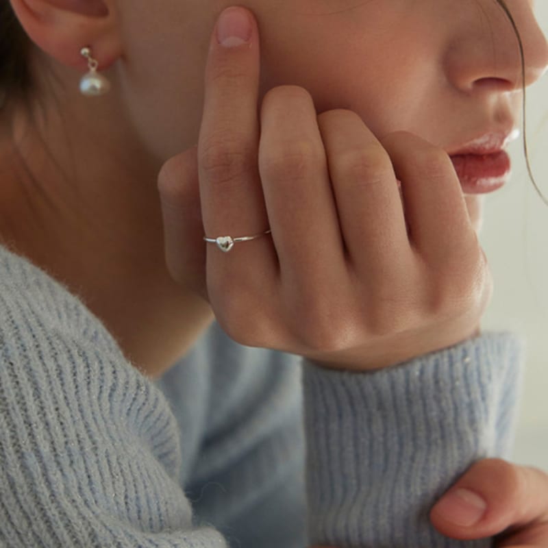 Murmur [925silver]Petit Heart Ring