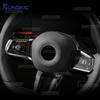 MCRB1 Hard Dry Carbon Fiber For 2025 2026 BMW X3 G45 X1 U11 5 7 Series G60 G70 Car Steering Wheel Cover Trim Interior Accessories