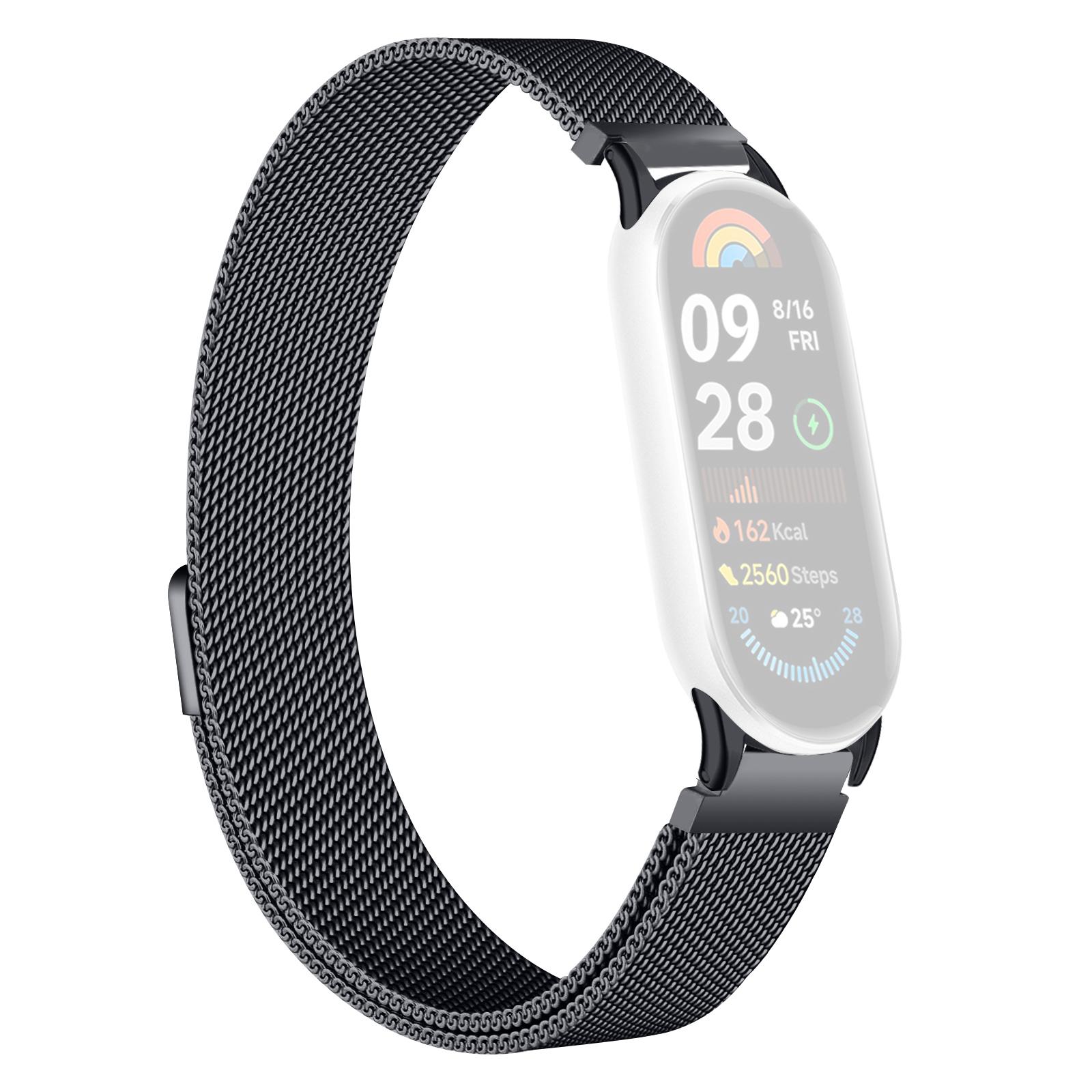 

Watch Band For Xiaomi Smart Band 10/9/8 Stainless Steel Milanese Magnetic Strap