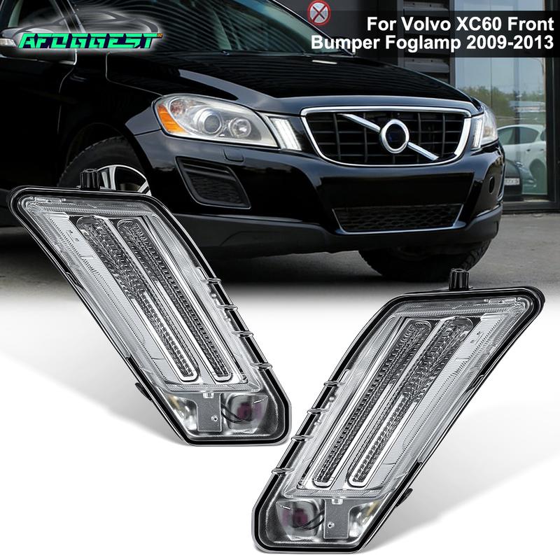 LED Fog Lamp For Volvo XC60 2009 2010 2011 2012 2013 Front Fog Light Daytime Running Lamp Daylight Driving 31290873 31290874 12V