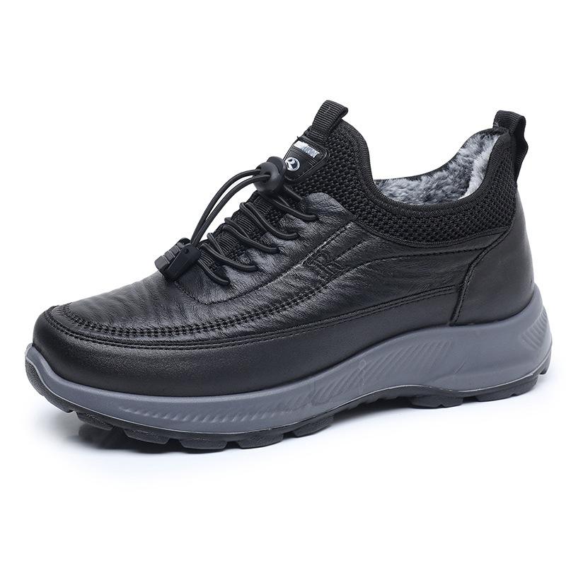 New Cotton Boots Women's Waterproof and Non-slip Walking Cotton Shoes Keep Warm Winter Cotton Boots Women's Middle School Leisure