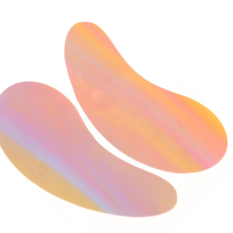 Reusable 1Pair Eye Pads With Massage Stick Silicone Lash Lift Eyelash Extension Hydrogel Patches Under Eye Gel Patch Makeup Tool