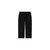 FW22 Solid Color Spliced Loose Tapered Casual Pants Unisex Pants Black H63074