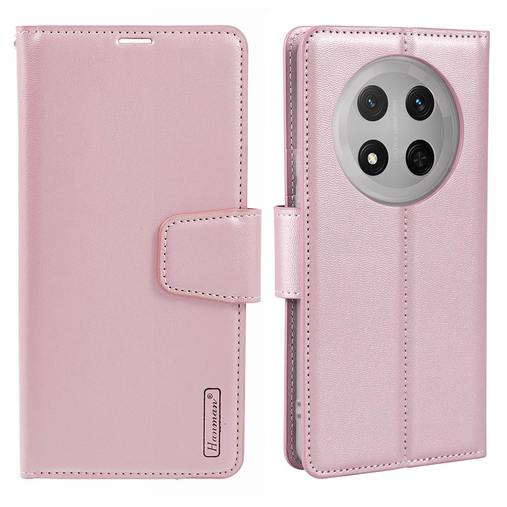 HANMAN Mill Series Phone Case for Honor X9c 5G/X60 Pro 5G/Magic7 Lite 5G Wallet Stand PU Leather Cover