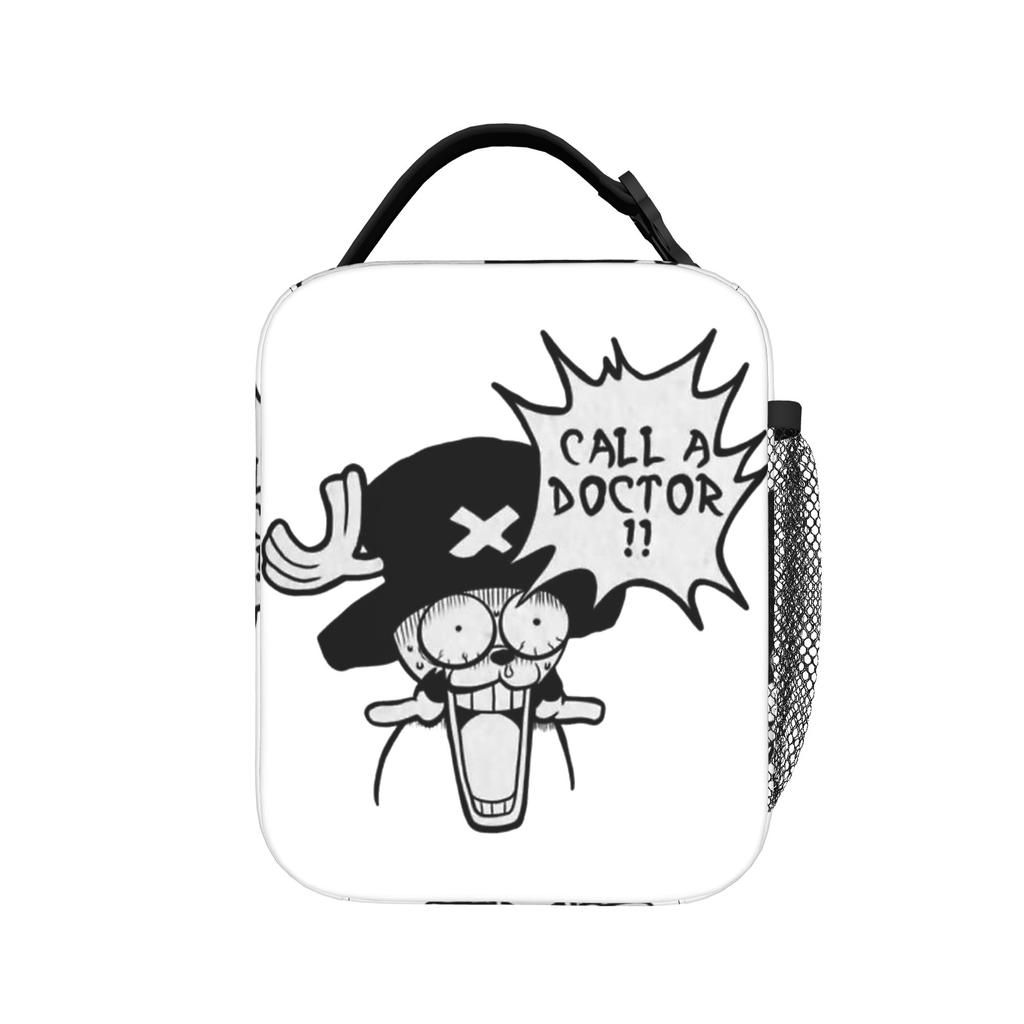 Tony Tony Chopper One Piece Insulated Lunch Bags Lunch Container Thermal Bag Lunch Box Tote School Travel Bento Pouch