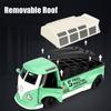 1/32 Scale T1 Minibus Samba JDP Modified Toy Car for Children Diecast Miniature Model Sound & Light Collection Gift Boys